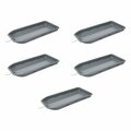 American Built Pro Dirt Rider Tool Sled, Polyethylene, Gray, 29 in W x 14 in D x 3-1/2 in H, 5 PK T1075-DR P5